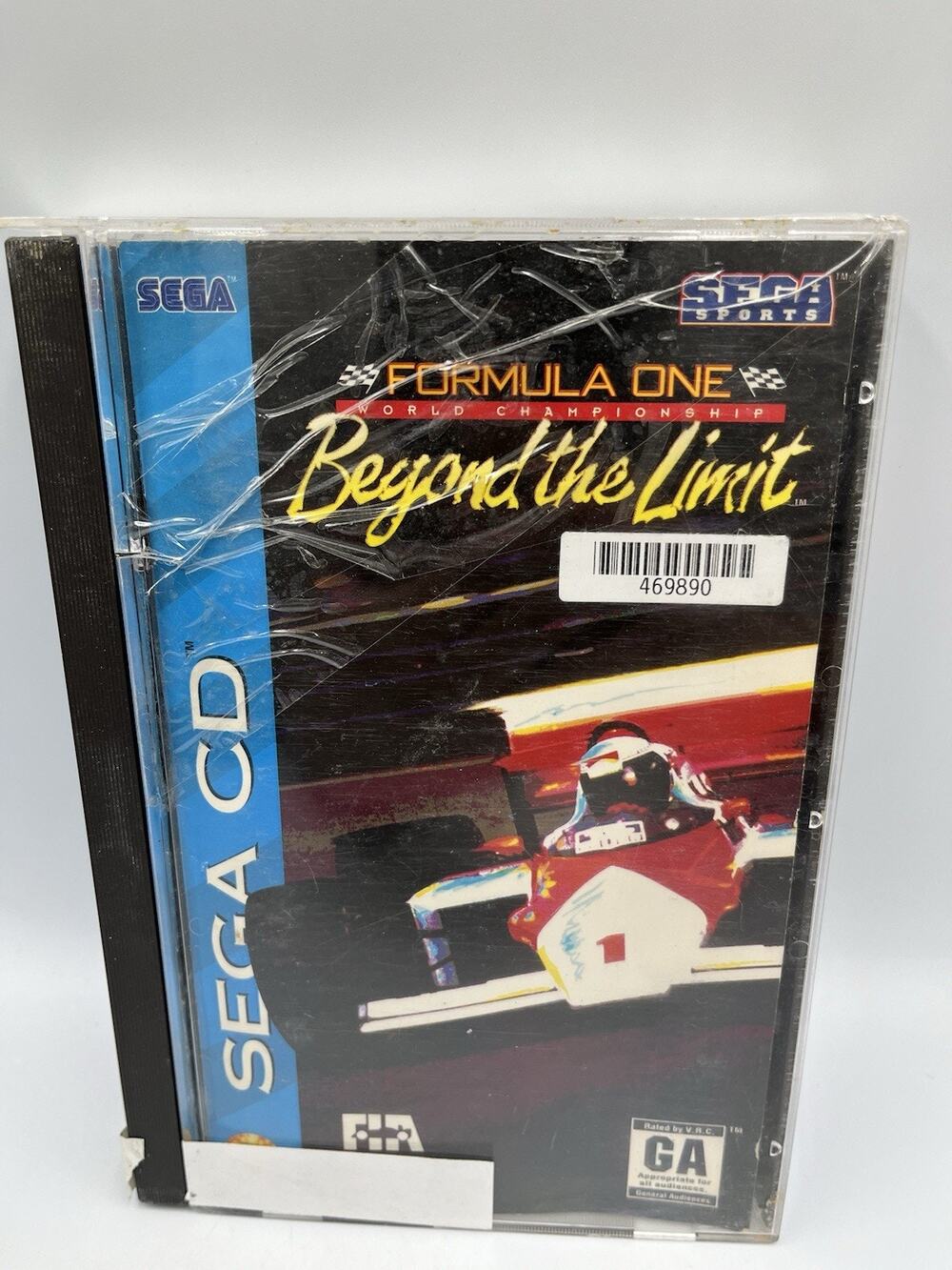 Formula One World Championship: Beyond the Limit (Sega CD, 1994) Complete CIB